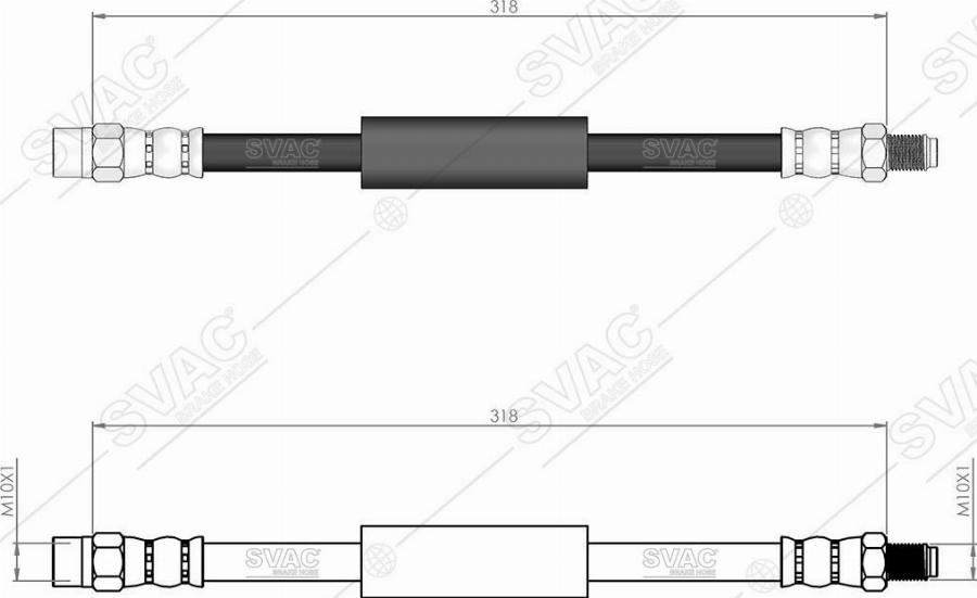 MOBILVERDE 50304695 - Тормозной шланг abcparts.ee