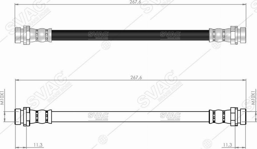 MOBILVERDE 50304728 - Тормозной шланг abcparts.ee