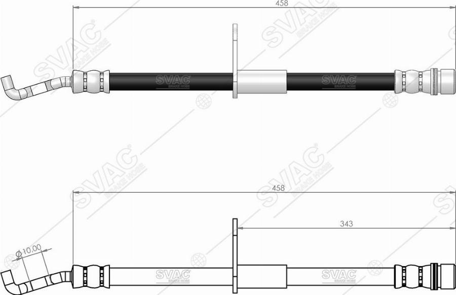 MOBILVERDE 50305033 - Тормозной шланг abcparts.ee
