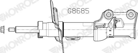 MONROE G8685 - Амортизатор abcparts.ee