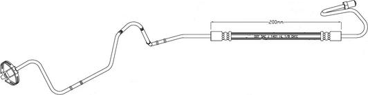 Motaquip LVBH1616 - Тормозной шланг abcparts.ee