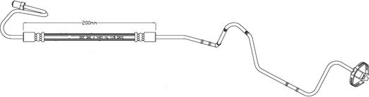 Motaquip LVBH1617 - Тормозной шланг abcparts.ee