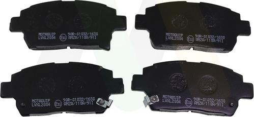 Motaquip LVXL2004 - Тормозные колодки, дисковые, комплект abcparts.ee
