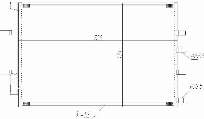 MOTRIO 8550509494 - Конденсатор кондиционера abcparts.ee
