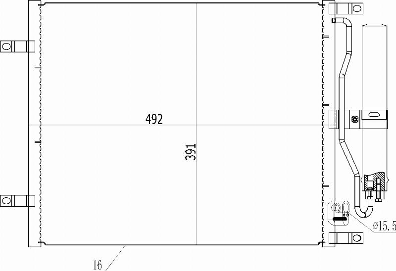 MOTRIO 8550509419 - Конденсатор кондиционера abcparts.ee