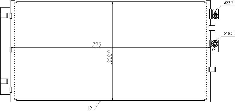 MOTRIO 8550509549 - Конденсатор кондиционера abcparts.ee