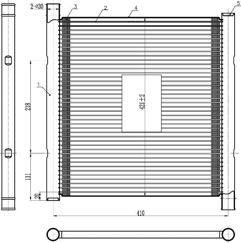 MOTRIO 8550509688 - Радиатор, охлаждение двигателя abcparts.ee