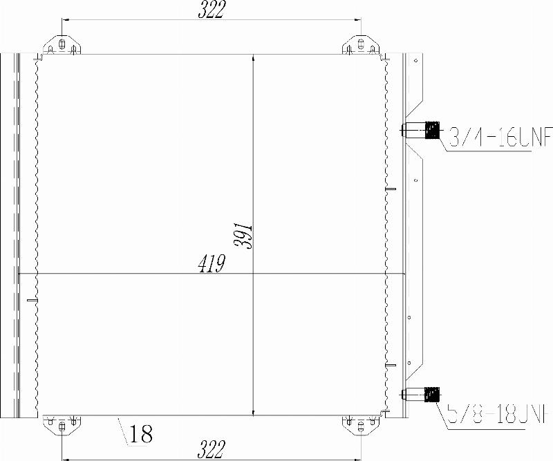 MOTRIO 8550509238 - Конденсатор кондиционера abcparts.ee