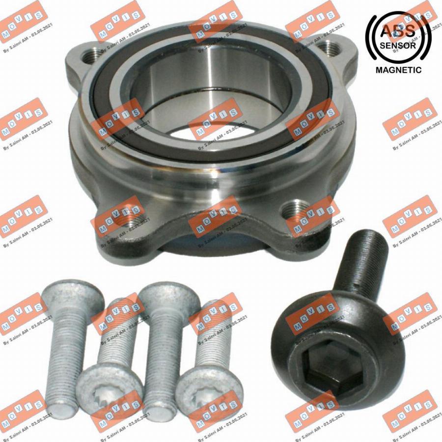 MOVIS ASB2954 - Комплект подшипника, ступицы колеса abcparts.ee