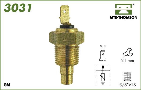 MTE-Thomson 3031 - Andur,Jahutusvedeliku temp. abcparts.ee