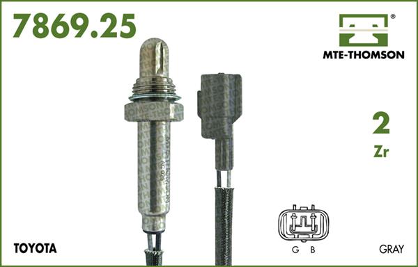 MTE-Thomson 7869.25.060 - Лямбда-зонд, датчик кислорода abcparts.ee
