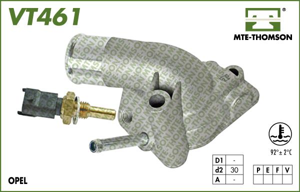 MTE-Thomson VT461.92 - Термостат охлаждающей жидкости / корпус abcparts.ee