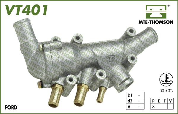 MTE-Thomson VT401.82 - Термостат охлаждающей жидкости / корпус abcparts.ee