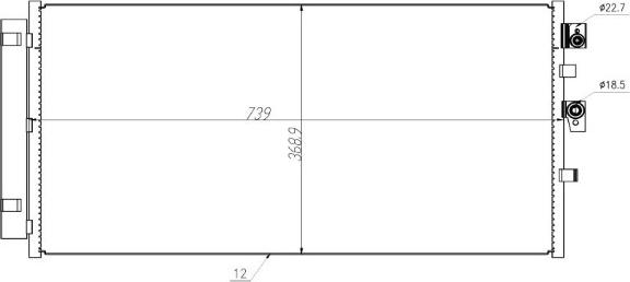 MTR 13054488 - Конденсатор кондиционера abcparts.ee