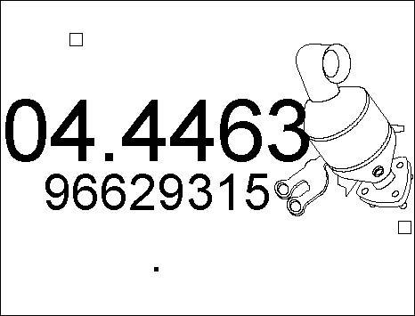 MTS 04.4463 - Катализатор abcparts.ee