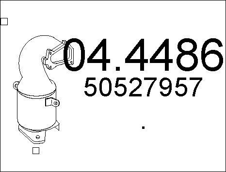 MTS 04.4486 - Катализатор abcparts.ee