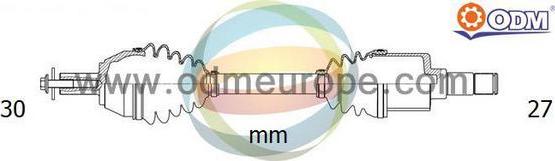 Multiparts 18-142320 - Приводной вал abcparts.ee