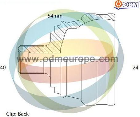 Multiparts 12-151991 - Комплект ШРУСа, приводной вал, шарнир abcparts.ee