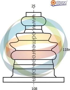 Multiparts 21-990264 - Пыльник, приводной вал abcparts.ee