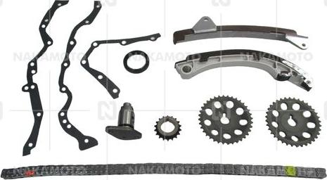 Nakamoto A28-TOY-23110014 - Комплект цепи привода распредвала abcparts.ee