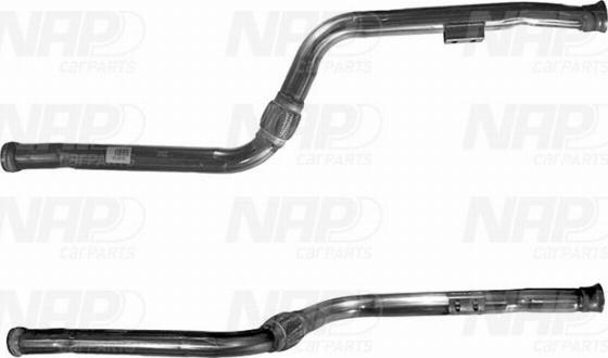 NAP CAC10255 - Труба выхлопного газа abcparts.ee