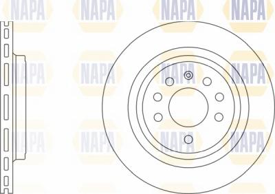 NAPA NBD5586 - Тормозной диск abcparts.ee