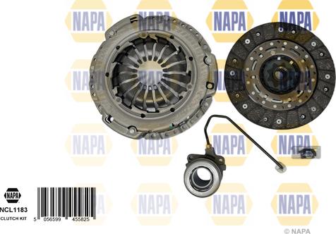 NAPA NCL1183 - Комплект сцепления abcparts.ee
