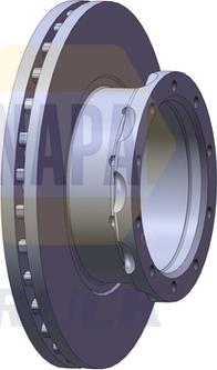 NAPA NTBD7088 - Тормозной диск abcparts.ee