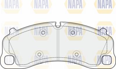 NAPA PBP7678 - Тормозные колодки, дисковые, комплект abcparts.ee