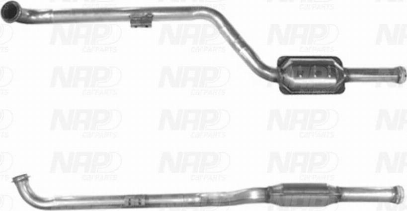 NAP carPARTS CAD10574 - Katalüsaator abcparts.ee