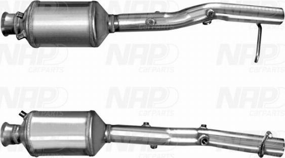 NAP carPARTS CAD10294 - Сажевый / частичный фильтр, система выхлопа ОГ abcparts.ee
