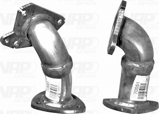 NAP carPARTS CAF10454 - Труба выхлопного газа abcparts.ee
