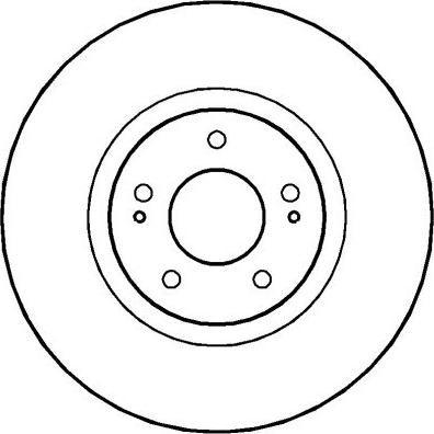 BENDIX 521037 - Тормозной диск abcparts.ee