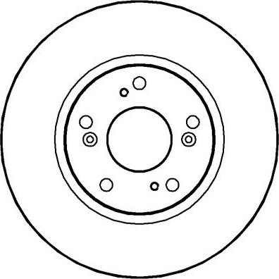 DJ Parts BD1349 - Тормозной диск abcparts.ee