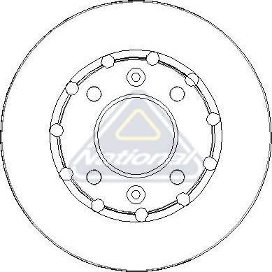 NATIONAL NBD2236 - Тормозной диск abcparts.ee