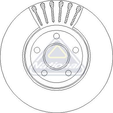 NATIONAL NBD2230 - Тормозной диск abcparts.ee