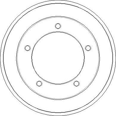 NATIONAL NDR011 - Тормозной барабан abcparts.ee