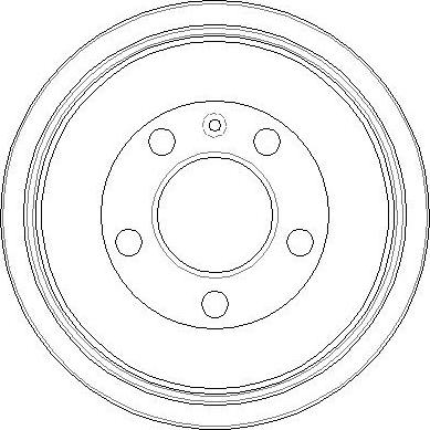 NATIONAL NDR242 - Тормозной барабан abcparts.ee
