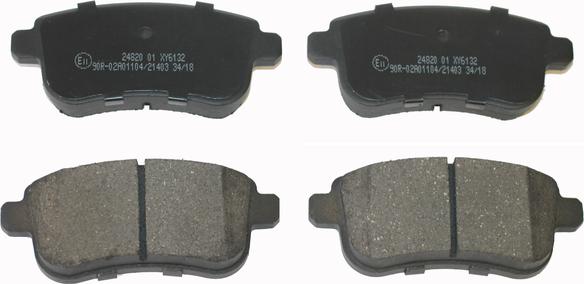 NATIONAL NP2550 - Тормозные колодки, дисковые, комплект abcparts.ee