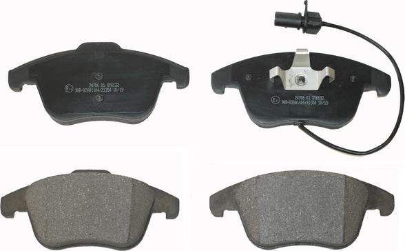 NATIONAL NP2536 - Тормозные колодки, дисковые, комплект abcparts.ee