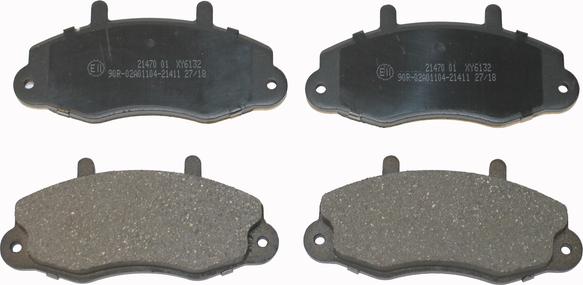 NATIONAL NP2526 - Тормозные колодки, дисковые, комплект abcparts.ee