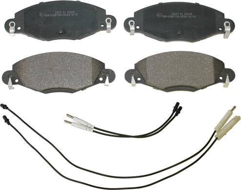 NATIONAL NP2811 - Тормозные колодки, дисковые, комплект abcparts.ee