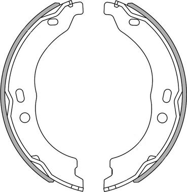 NATIONAL NS4029 - Комплект тормозных колодок, барабанные abcparts.ee