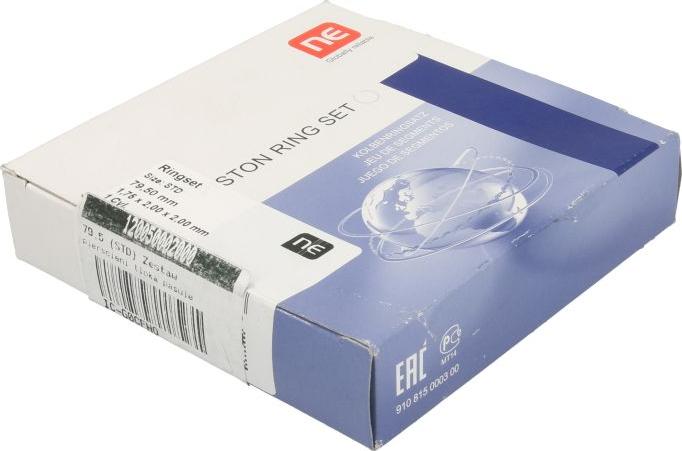 NE 120050002000 - Комплект поршневых колец abcparts.ee