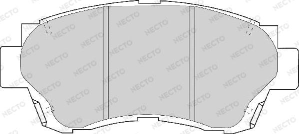 Necto FD6635A - Тормозные колодки, дисковые, комплект abcparts.ee