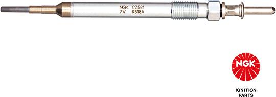 NGK 94059 - Свеча накаливания abcparts.ee