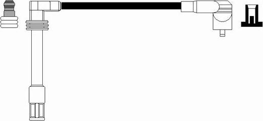 NGK 44074 - Провод зажигания abcparts.ee