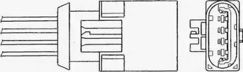 NGK 0376 - Лямбда-зонд, датчик кислорода abcparts.ee