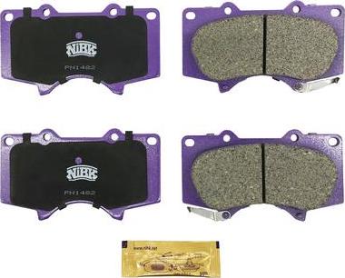 NiBK PN1482 - Тормозные колодки, дисковые, комплект abcparts.ee