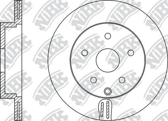 NiBK RN1429 - Тормозной диск abcparts.ee